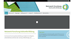 Desktop Screenshot of forschung-kulturelle-bildung.de